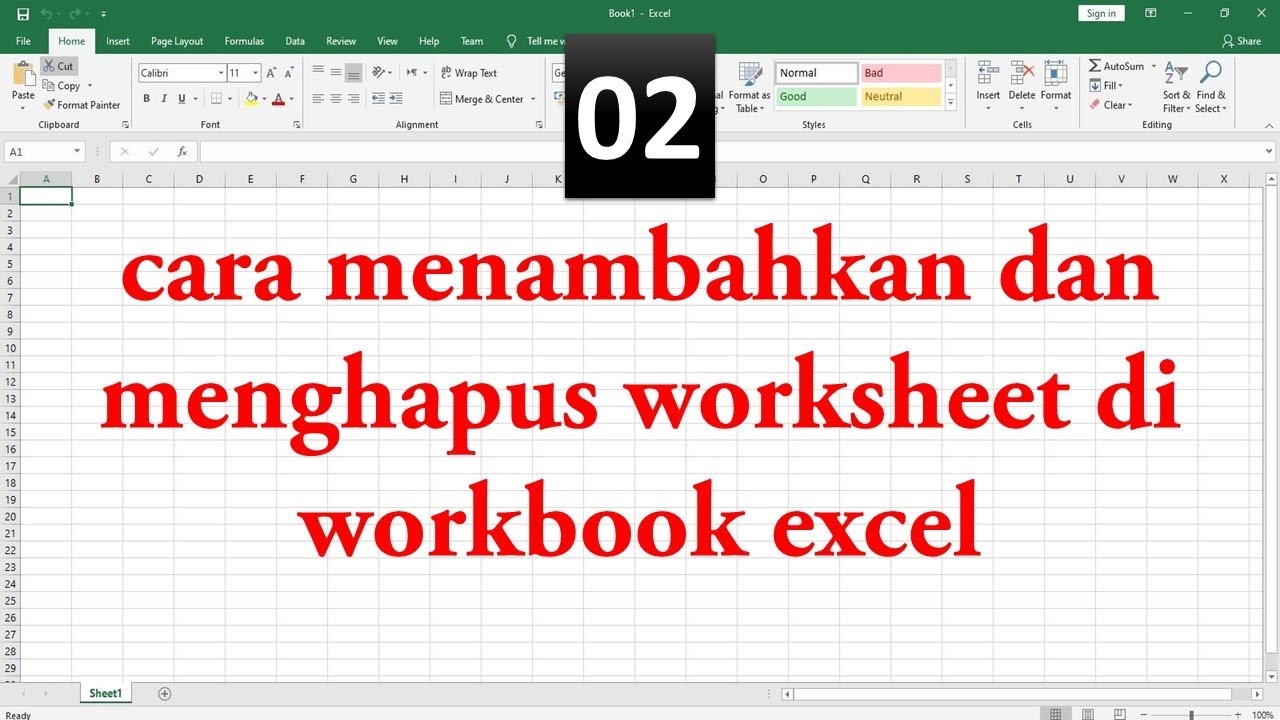 apakah yang dimaksud dengan worksheet
